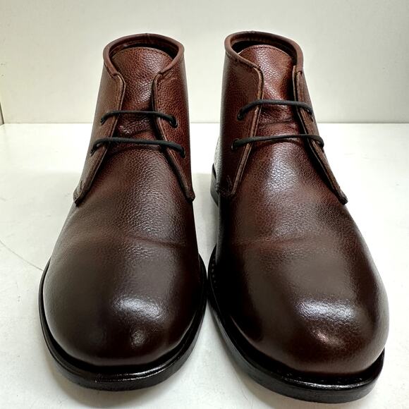 Men's Brown Leather Chukka Boots - Rancourt & Co. - Picture 2 of 14